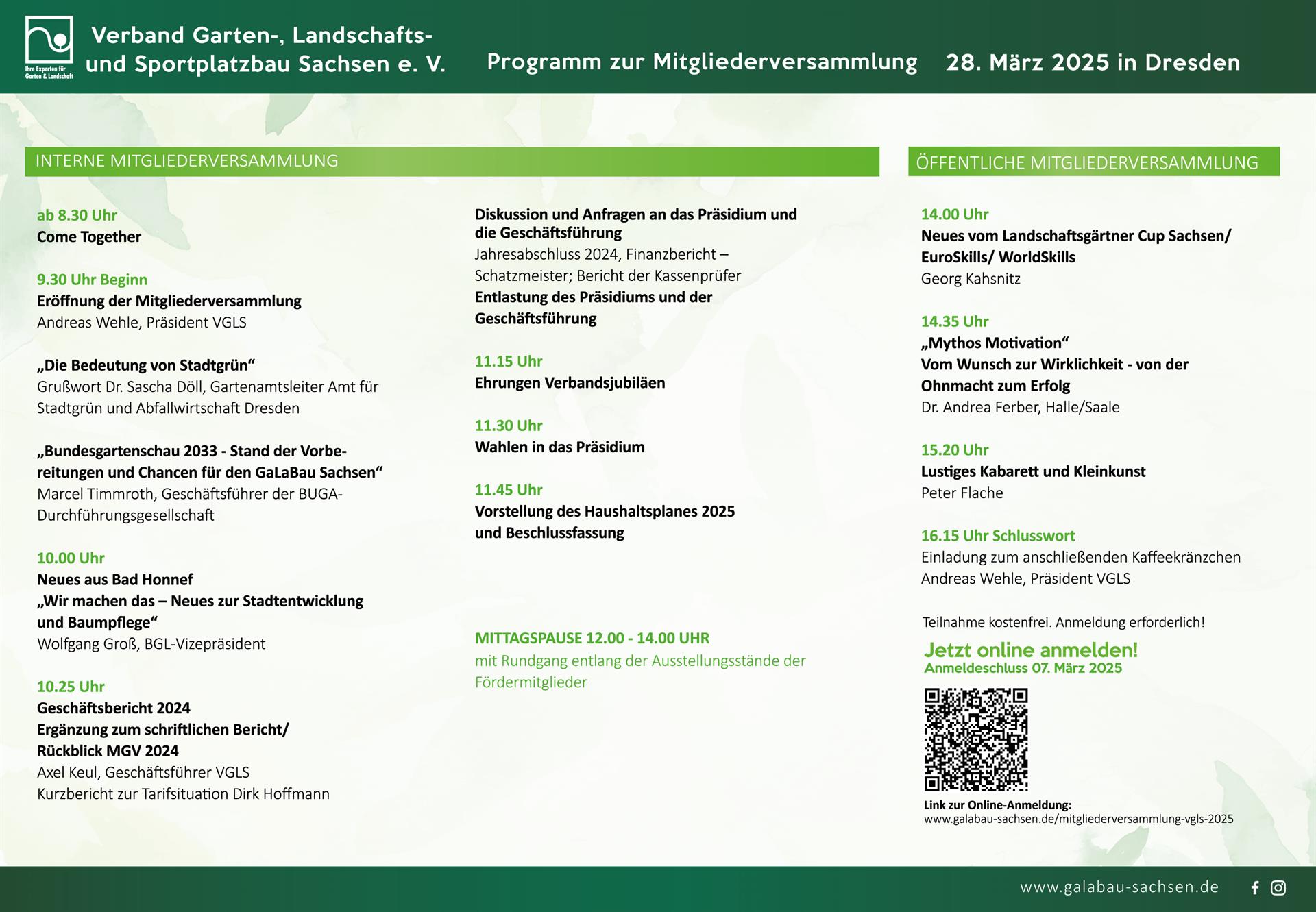 Mitgliederversammlung 2025
