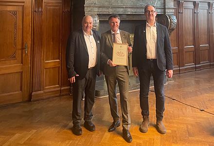 Goldener Ginkgo für Rüdiger Dittmar 